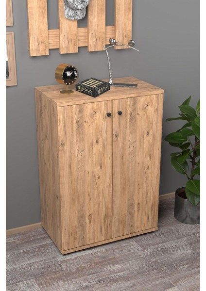 Ayakkabılık Çok Amaçlı Ayakkabı Dolabı 5 Raflı 2 Kapaklı Ceviz modelleri