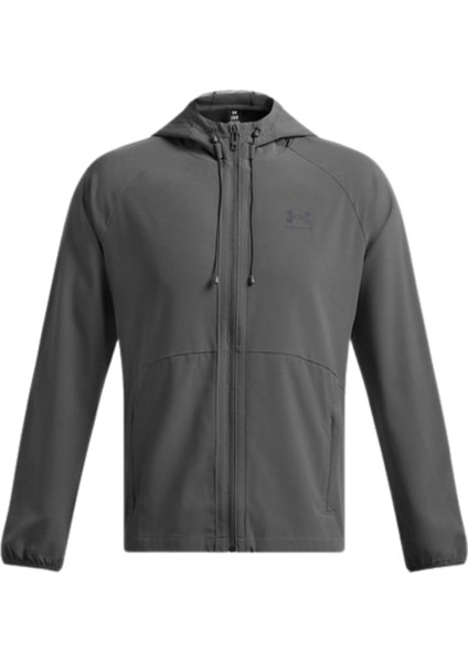 UA6003001 Under Armour Ua Stretch Wvn Windbreakereu Erkek Yağmurluk-R&amp;uuml;zgarlık Antrasit