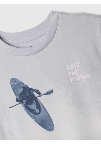 Erkek Çocuk Gri Grafikli T-Shirt fiyatları
