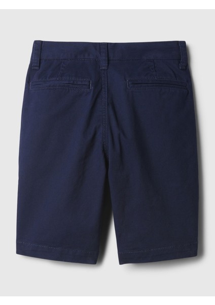 Erkek Çocuk Lacivert Cepli Uniform Bermuda Washwell™ Şort