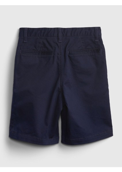 Erkek Çocuk Lacivert Cepli Uniform Bermuda Washwell™ Şort