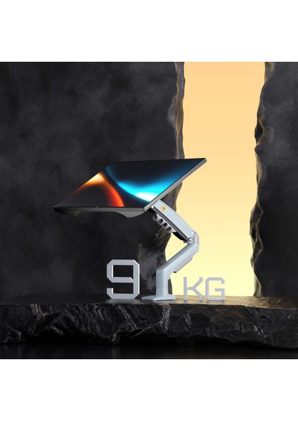 F80-XV 17-30INÇ Monitör Standı Lake Blue