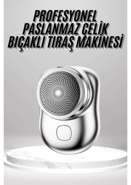 UltraNova Mini taşınabilir sıfır sakal ve yanak tıraş makinesi, USB şarjlı, çok renkli, kuru kullanım