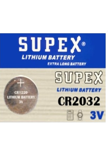 Supex Para Pil 3V Cr 2032 - 4 Adet