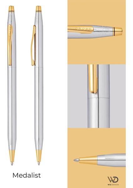 - WizDesign 3302 Classıc Century Tükenmez Kalem Medalist ( Kişiye Özel Seçeneği - Hediyelik ) / Kişiye Özel fırsatları