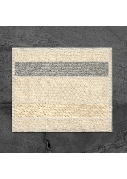 Soft Frodo Natürel 2'li Banyo Paspası - Antrasit - 60X100 cm + 50X60 cm fırsatları