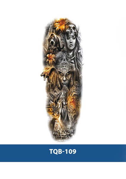 TQB-109 Desen Geçici Kol Dövmesi-Tatto