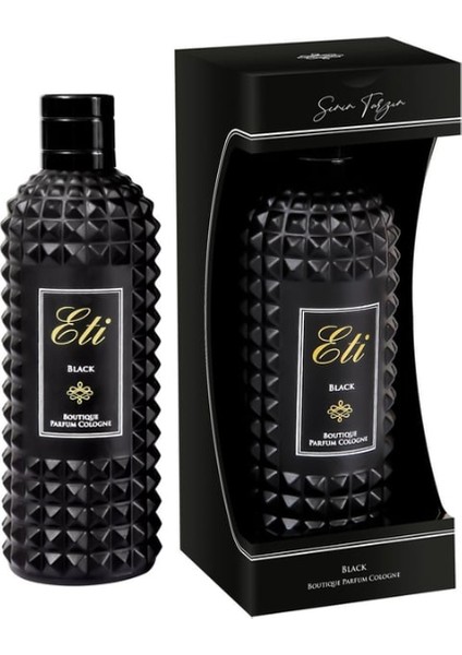 Boutıque Parfüm Kolonya Black 300 ml Cam Şişe - Kutulu