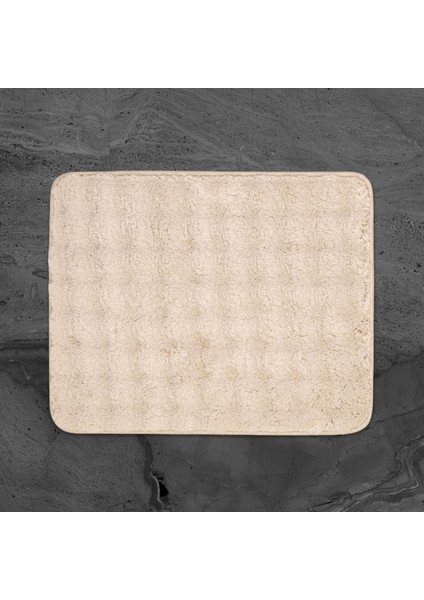 Soft Artos 2'li Banyo Paspası - Bej - 60X100 cm + 50X60 cm