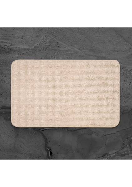 Soft Artos 2'li Banyo Paspası - Bej - 60X100 cm + 50X60 cm