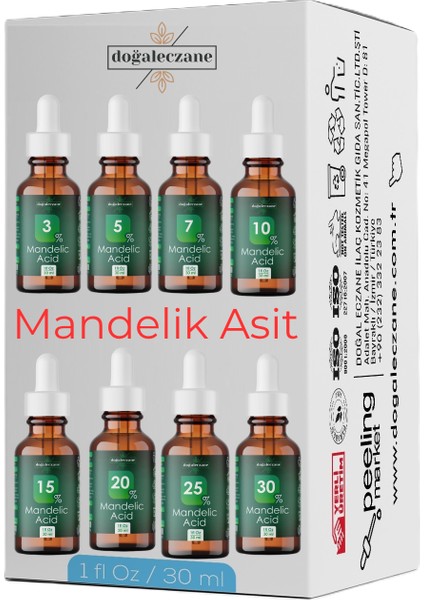 Mandelik Asit %30 | Mandelic Acid Peeling 30 ml