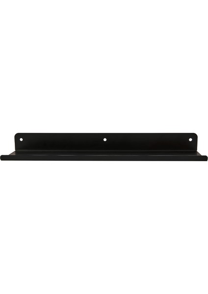 Deco Metal Duvar Rafı - Siyah - 40X11 cm