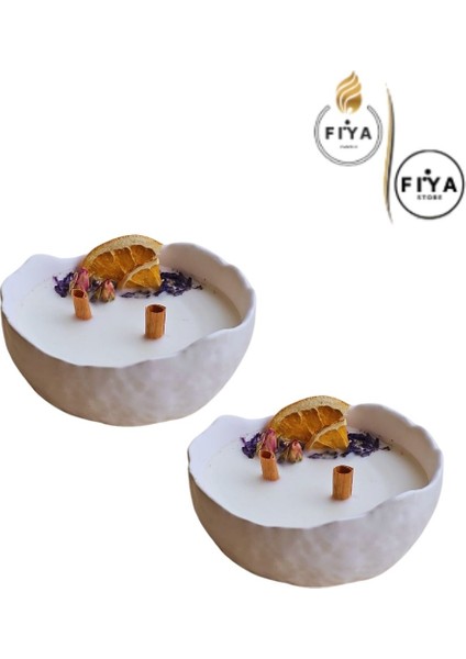 🕯 Doğal Aromaterapi Dekoratif Mumu – %100 Soya Wax 450 gr El Yapımı & Uzun Ömürlü