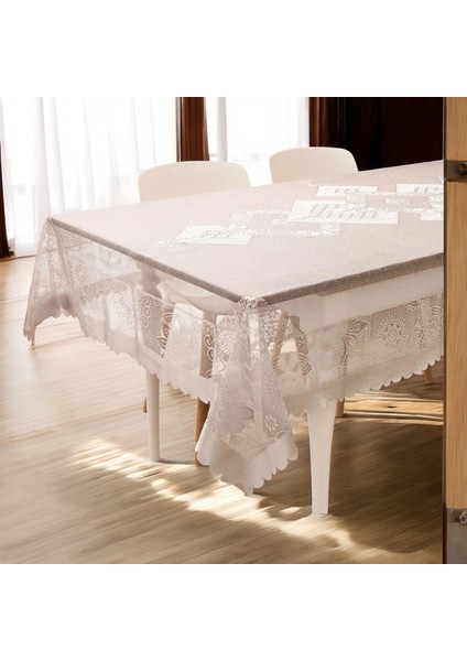 Soft Vitta Masa Örtüsü - Gri - 140X220 cm