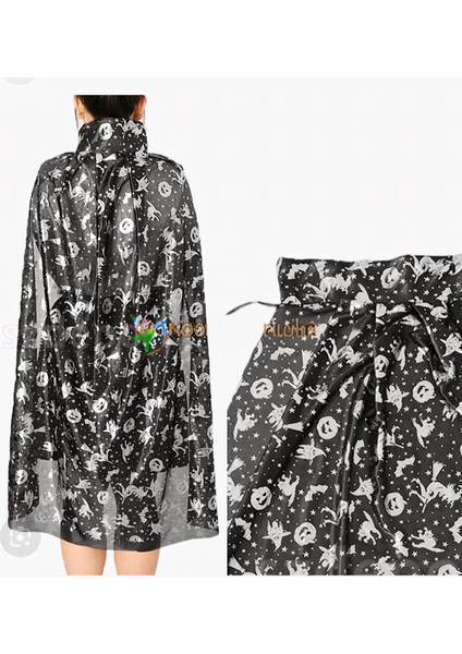 Çocuk Halloween Pelerini – Cadılar Bayramı Kostümü | Unisex Siyah Pelerin fiyatları