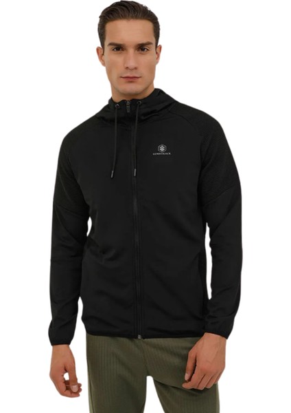 M-SD4017 Ace Ottoman Full Fermuarlı Siyah Erkek Sweatshirt 101175597