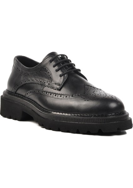 Classwood 2002 Eva Yüksek Taban Hakiki Deri Erkek Günlük Ayakkabı Cilt Siyah modelleri
