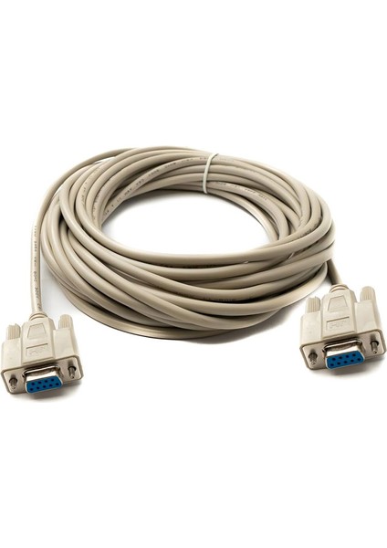 10 Metre Com Kablo 10 Metre RS232 Dişi Dişi Kablo 10 Metre 9 Pin Dişi Dişi Kablo