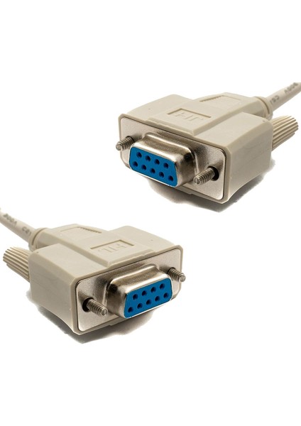 10 Metre Com Kablo 10 Metre RS232 Dişi Dişi Kablo 10 Metre 9 Pin Dişi Dişi Kablo