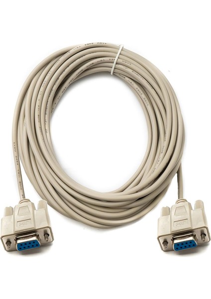 10 Metre Com Kablo 10 Metre RS232 Dişi Dişi Kablo 10 Metre 9 Pin Dişi Dişi Kablo