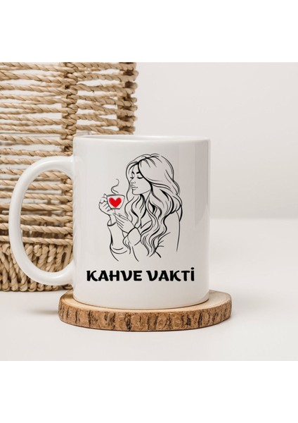 Kahve Vakti Baskılı Kupa Bardak