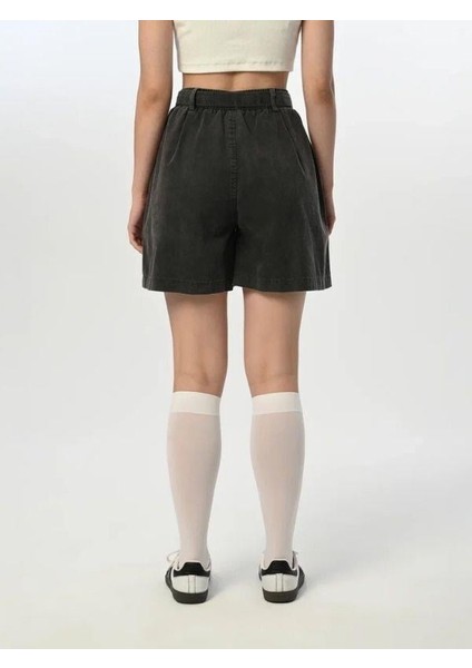 Kız Çocuk Kemerli Yüksek Bel Şort fırsatları