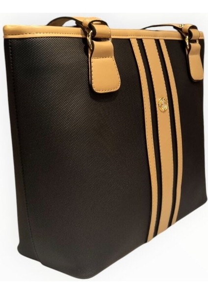 Kadın Omuz Çantası Siyah Bej fiyatları