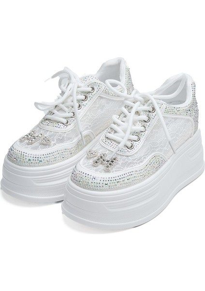 Yüksek Taban Taşlı Kadın Sneaker fiyatları