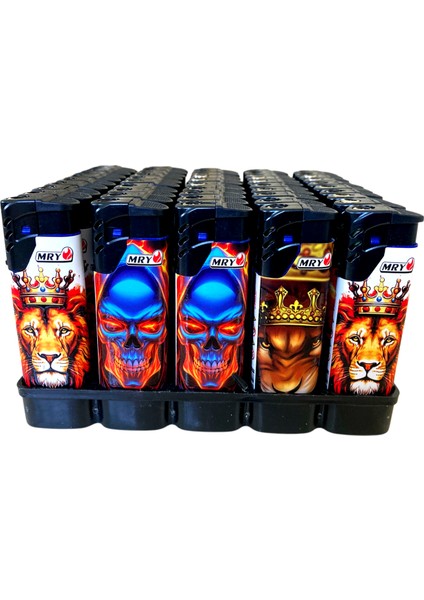 Turbo Jet Çakmak 50 Adet Doldurulabilir