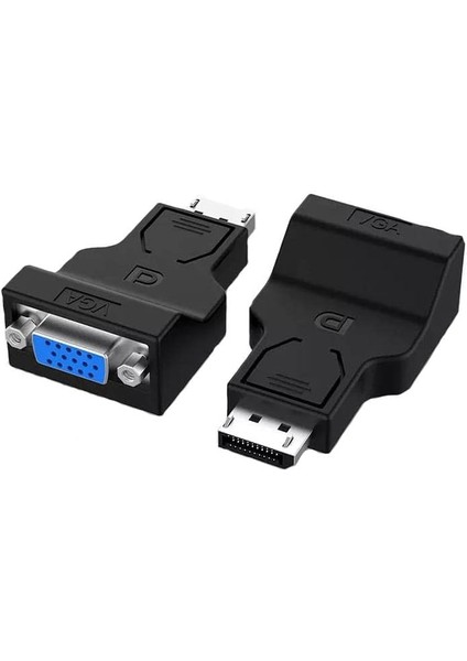 Plus PX-1321 Display Port To VGA Çevirici, Dp To Vga, Display To VGA Görüntü Aktarıcı Çevirici, Dönüştürücü