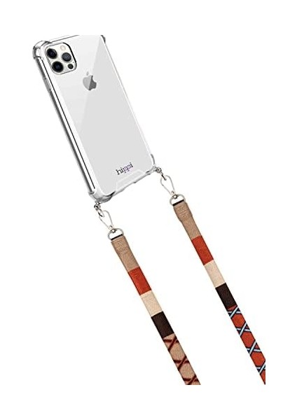 Cinnamon El Örgüsü Yassı Telefon ve Çanta Askısı