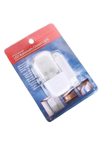2 Adet Otomatik Manyetik Sensörlü 1W 10LM LED Lamba, Dolap Içi, Araç Içi, Çok Amaçlı Aydınlatma