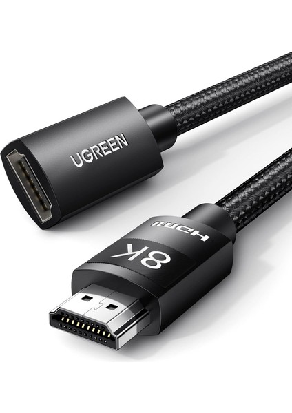 8k HDMI 2.1 Uzatma Kablosu Dişi Erkek HDMI Uzatma UHD Arc Desteği Ps5, Xbox One Vb.(1m)
