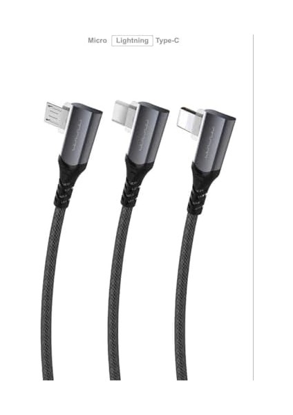 X155 USB Kablo 3A Hızlı Sarj ve Hızlı Dosya Aktarım Kablosu (Lightning)