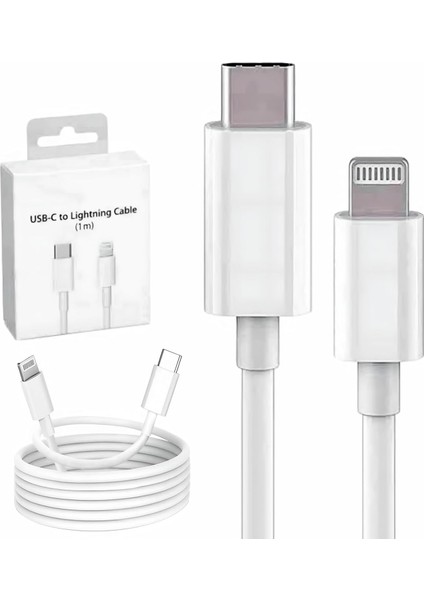 Tech iPhone 15 Pro Max 14 Pro Max 13 12 ve 11 x Xr Xs Ipad Tüm Pro Max Modelleri Ile Uyumlu Usb-C To Lightning 20W Pd Hızlı Şarj ve Data Kablosu Ithalatçı Garantili