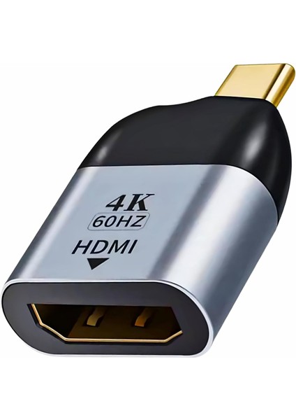 C - HDMI Adaptörü, USB Type C Adaptörü, 4K@60HZ MacBook Pro/macbook Air/ipad Pro/pixelbook/xps/samsung Galaxy Uyumlu (Thunderbolt 3 Bağlantı Noktalarıyla Uyumludur)