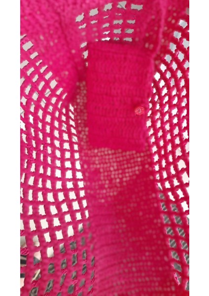 El Yapımı Fuşya Büyük Boy Plaj Çantası indirimleri