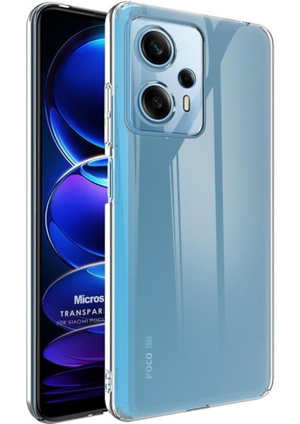 Xiaomi Poco F5 Kılıf Transparent Soft Şeffaf [poco F5 ile Uyumlu Kılıf - Şeffaf]
