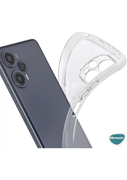 Xiaomi Poco F5 Kılıf Transparent Soft Şeffaf [poco F5 ile Uyumlu Kılıf - Şeffaf]