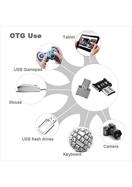 4497 Type C To USB Çevirici Mini Dönüştürücü Adaptör