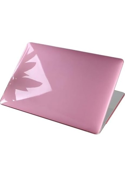 Macbook Air Kılıf 13 Inç Parlak Kristal (Eski Usb'li Model 2010-2017) A1369 A1466 ile Uyumlu Pembe