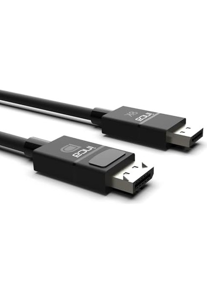 Displayport To Displayport 8k (7680 x 4320) @60 Hz Kablo 2m - Siyah