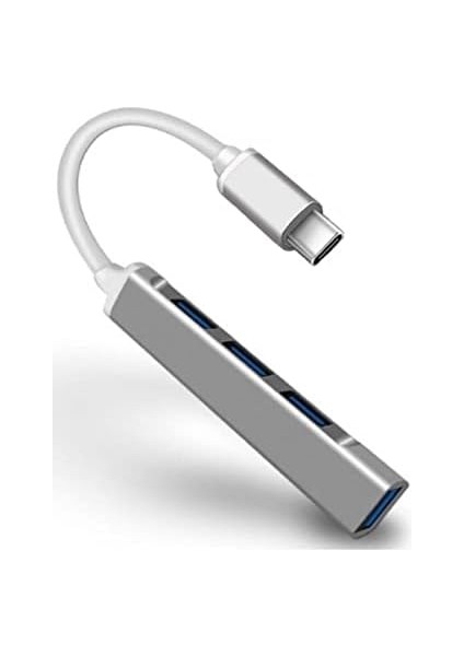 4 Port USB 3.1 Hub Çevirici Çoğaltıcı Type C Çoklayıcı Type-C Çoklama 4 Portlu USB 3.1 Hub Çoklayıcı