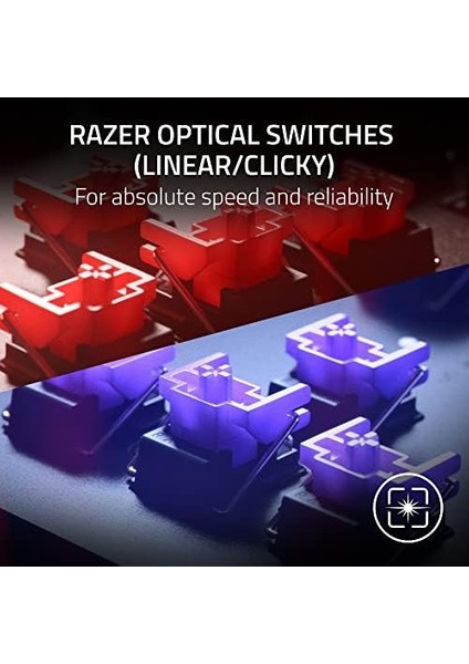 Huntsman V2 Optical Gaming Keyboard: Fastest Clicky Optical Switches W/quick Keystrokes & 8000Hz Polling Rate - Doubleshot Pbt Keycaps - Dedicated Media Keys & Dial - Pubg: Battleground Edition