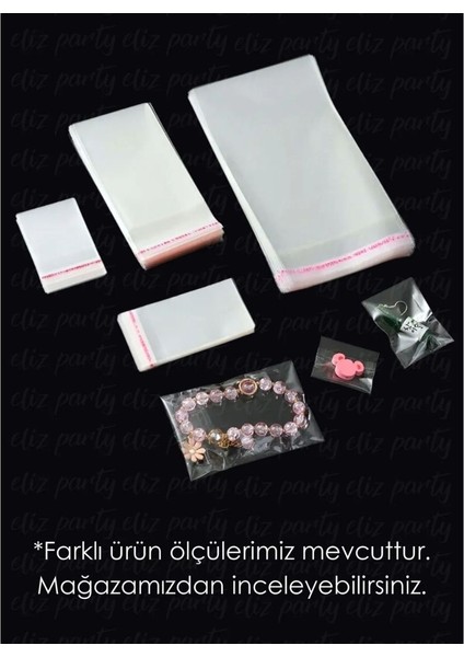 15X25CM Şeffaf Bantlı Yapışkanlı Parlak Jelatin Poşet Hediye Çeyiz Aksesuar Paketleme Poşeti 100 Ad