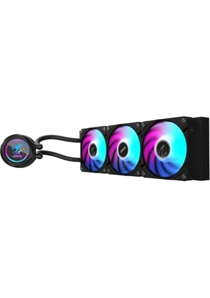 Store Aorus Waterforce Iı 360 Aıo Sıvı Cpu Soğutucu - 3X120MM Argb Fanlar, Sürgülü Kilitleme Mekanizması, Daısy-Chaın, Intel Lga 1700 ve Amd Am5 Uyumlu