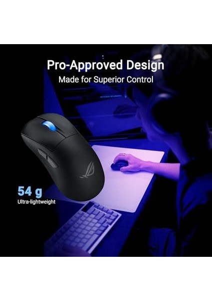 Rog Keris Iı Wireless Ace Mouse Oyuncu Faresi 42000 Dpı 750 IPS Optik Sensör Aura Sync Rgb