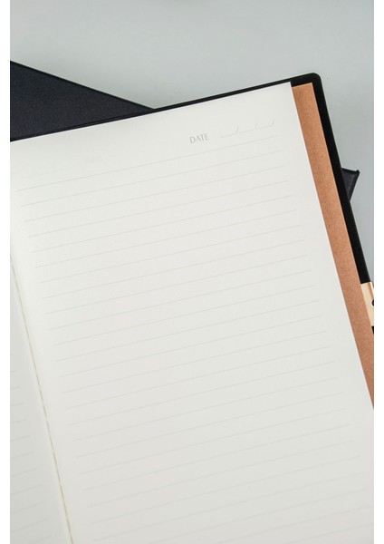 SD700-B1 Premıum Defter Toledo B5 Siyah & 35 Tükenmez Mat Siyah Altın Set Özel Hediyelik Kutulu
