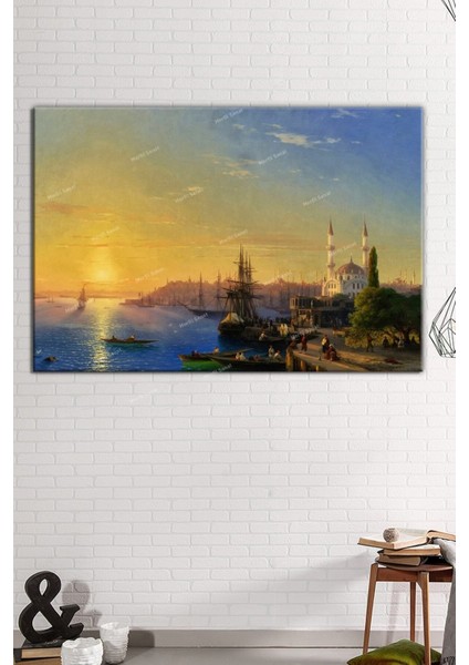 Ivan Aivazovsky Konstantinopolis ve Boğaziçi Görünümü Kanvas Tablo fiyatları