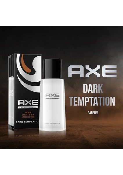 Dark Temptatıon Bay Parfüm 100 ml Yeni Ambalaj 2 Adet + Axe Deodorant Sprey Dark Temptation 150 ml